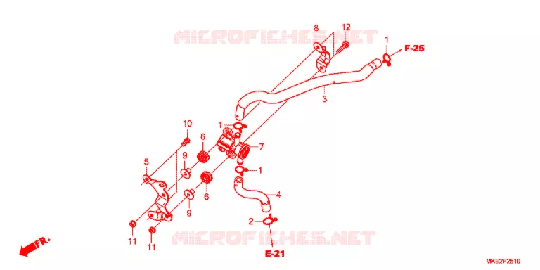 SOUPAPE D'ADMISSION Honda MOTO 450 CRF 2018  CRF450LK