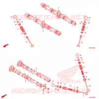 ARBRE A CAMES   SOUPAPE pour Honda CB 1300 SUPER FOUR ABS de 2019