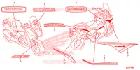 AUTOCOLLANTS pour Honda NC 750 INTEGRA de 2015