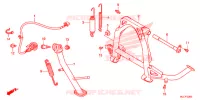 BEQUILLE pour Honda NC 750 INTEGRA de 2015