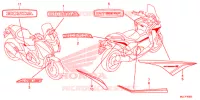 AUTOCOLLANTS pour Honda NC 750 INTEGRA de 2015