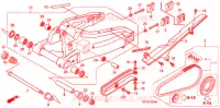 BRAS OSCILLANT pour Honda CBR 600 RR de 2007