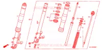 FOURCHE pour Honda CBR 600 RR de 2007
