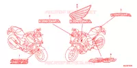 AUTOCOLLANTS pour Honda NC 700 X 35KW de 2013