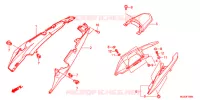 COUVERCLES LATERAUX pour Honda NC 700 X 35KW de 2013
