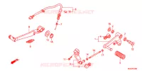 PEDALE pour Honda NC 700 X 35KW de 2013