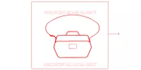 SAC INTERIEUR DE TOP CASE pour Honda NC 700 X 35KW de 2013