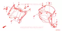 PROTEGE JAMBES (SC125A) pour Honda SC 125 de 2010