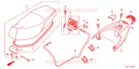 SELLE (SC125A) pour Honda SC 125 de 2010