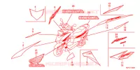 T (SC125A) pour Honda SC 125 de 2010