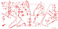 LEVIER DE GUIDON   CABLE   COMMODO (2) pour Honda SC 125 RED de 2010