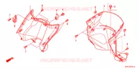 PROTEGE JAMBES (SC125A) pour Honda SC 125 RED de 2010