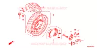 ROUE ARRIERE (SC125A) pour Honda SC 125 RED de 2010
