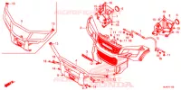 PARE CHOCS AVANT   ENTOURAGE DE PHARES pour Honda PIONEER 1000 M5 BASE de 2019