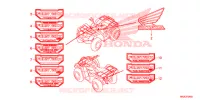 AUTOCOLLANTS pour Honda FOURTRAX 420 RANCHER 2X4 Electric Shift de 2019
