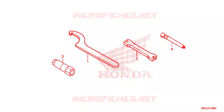 OUTIL Honda MOTO 450 CRF 2019  CRF450LK