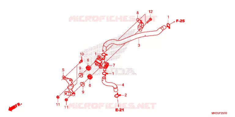 SOUPAPE D'ADMISSION Honda MOTO 450 CRF 2019  CRF450LK