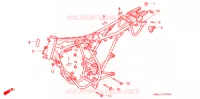 CADRE pour Honda NS 50 F de 1987