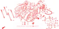 CARTER MOTEUR   POMPE A HUILE pour Honda NS 50 F de 1987