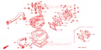 CYLINDRE   CULASSE pour Honda NS 50 F de 1987