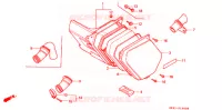 FILTRE A AIR pour Honda NS 50 F de 1987