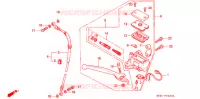 MAITRE CYLINDRE DE FREIN AVANT pour Honda NS 50 F de 1987