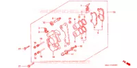 ETRIER DE FREIN AVANT pour Honda NS 50 F RED de 1988