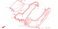 SELLE   CARENAGE pour Honda NS 50 F RED de 1988