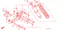 AMORTISSEUR ARRIERE pour Honda NS 50 F TYPE II de 1989