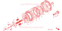 EMBRAYAGE pour Honda NS 50 F TYPE II de 1989