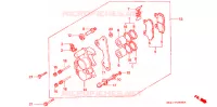 ETRIER DE FREIN AVANT pour Honda NS 50 F TYPE II de 1989