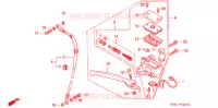 MAITRE CYLINDRE DE FREIN AVANT pour Honda NS 50 F TYPE II de 1989