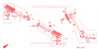 REPOSE PIED   BEQUILLE pour Honda NS 50 F TYPE II de 1989