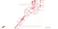 RESERVOIR D'HUILE pour Honda NS 50 F TYPE II de 1989