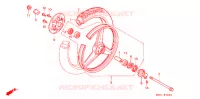 ROUE AVANT pour Honda NS 50 F TYPE II de 1989