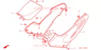 SELLE   CARENAGE pour Honda NS 50 F TYPE II de 1989