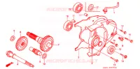 BOITE DE VITESSES pour Honda GIORNO 50 de 1994
