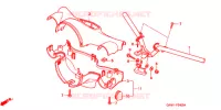 GUIDON   CARENAGE pour Honda GIORNO 50 de 1994