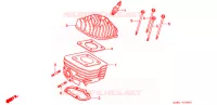 CYLINDRE   CULASSE pour Honda GIORNO 50 DELUXE SPRING COLLECTION de 1999
