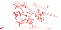 GUIDON   CARENAGE pour Honda GIORNO 50 DELUXE SPRING COLLECTION de 1999