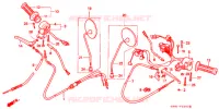 LEVIER DE GUIDON   CABLE   COMMODO pour Honda GIORNO 50 DELUXE SPRING COLLECTION de 1999