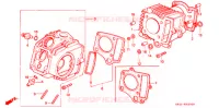 CYLINDRE   CULASSE pour Honda PRESS CUB 50 DELUXE de 1996