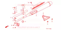 SILENCIEUX D'ECHAPPEMENT pour Honda PRESS CUB 50 DELUXE de 1996