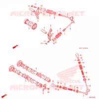 ARBRE A CAMES   SOUPAPE pour Honda PRESS CUB 50 STANDARD de 1995
