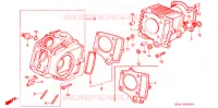 CYLINDRE   CULASSE pour Honda PRESS CUB 50 STANDARD de 1995