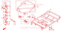 SELLE   PORTE BAGAGE ARRIERE pour Honda PRESS CUB 50 STANDARD de 1995