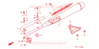 SILENCIEUX D'ECHAPPEMENT pour Honda PRESS CUB 50 STANDARD de 1995