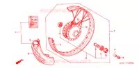 ROUE AVANT pour Honda LITTLE CUB 50 de 2001