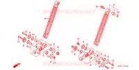 SUSPENSION AVANT pour Honda LITTLE CUB 50 de 2001
