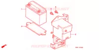 BATTERIE pour Honda LITTLE CUB 50 de 2001